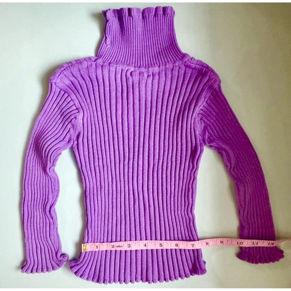 Girls Jordache Pants + Sweaters Lot | Size 3T | Purple Knit & Stripe Top I Socks